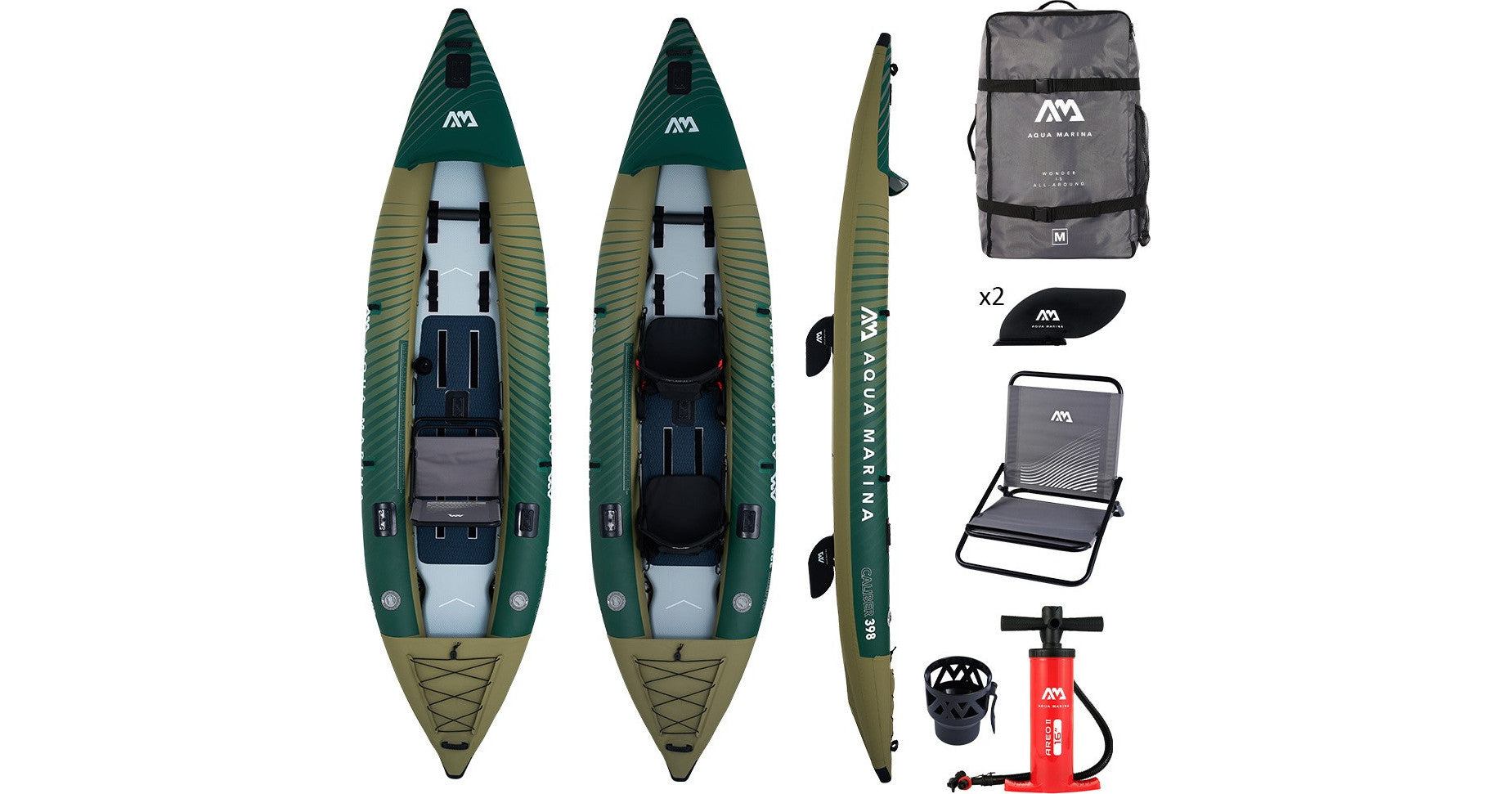 Aqua Marina Caliber 398 Angler Inflatable Fishing Kayak